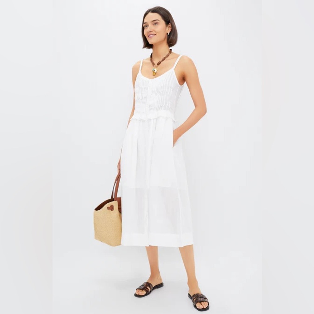 Sea New York Pearl Zora Solid Tank Button Down Dress
